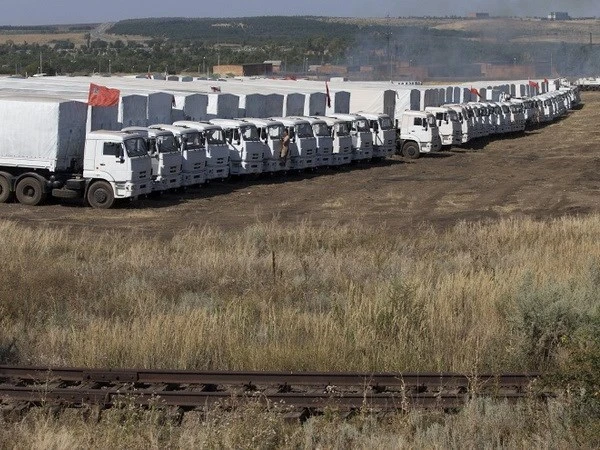 Ukraine không công nhận đoàn xe của Nga là hàng cứu trợ nhân đạo ảnh 1 Ukraine không công nhận đoàn xe của Nga là hàng cứu trợ nhân đạo ảnh 1