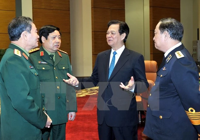 Thủ tướng Nguyễn Tấn Dũng chỉ đạo nhiệm vụ quân sự, quốc phòng ảnh 1