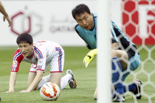 Triều Tiên thua tan tác ở Asian Cup 2015 ảnh 1 Triều Tiên thua tan tác ở Asian Cup 2015 ảnh 1