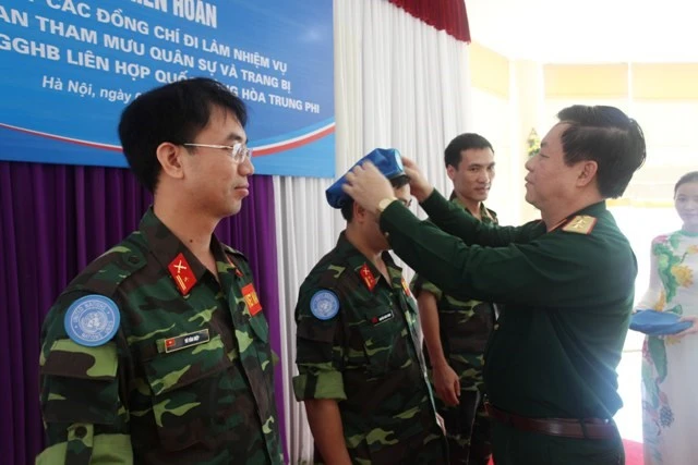 Việt Nam đưa thêm sĩ quan quân đội tới châu Phi ảnh 2 Việt Nam đưa thêm sĩ quan quân đội tới châu Phi ảnh 2