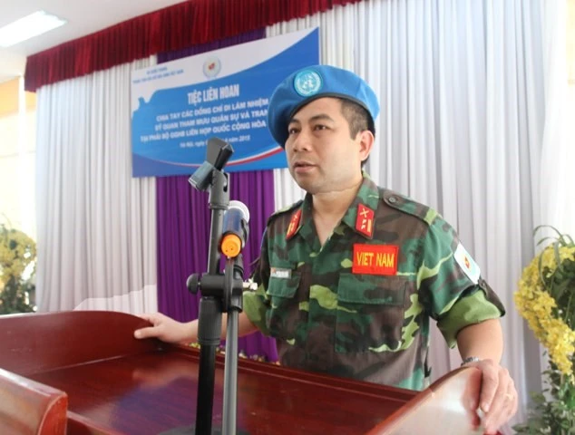 Việt Nam đưa thêm sĩ quan quân đội tới châu Phi ảnh 3 Việt Nam đưa thêm sĩ quan quân đội tới châu Phi ảnh 3