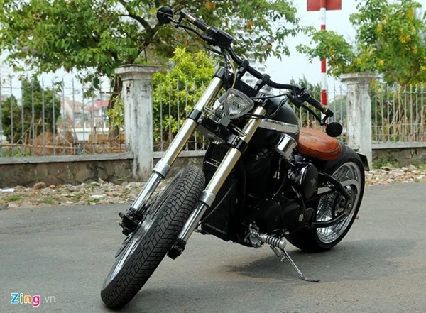 Sửng sốt với môtô tự chế 'cực độc' của thợ xe Sài Gòn ảnh 1