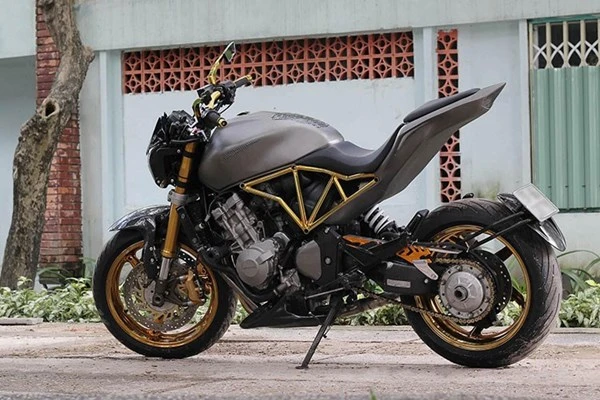 Tận thấy Honda Hornet 600 mạ vàng 24k ở Việt Nam ảnh 14