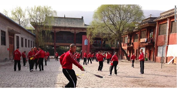 Xung quanh Thiếu Lâm tự, người ta mở nhiều trường học võ với quy mô lớn. Trong đó, trường lớn nhất, Tagou Wushu Thiếu Lâm tự, có hơn 35.000 võ sinh. Học viên có thể lựa chọn các khóa học ngắn hạn và bộ môn võ theo nguyện vọng. Nơi đào tạo võ Thiếu Lâm huyền thoại