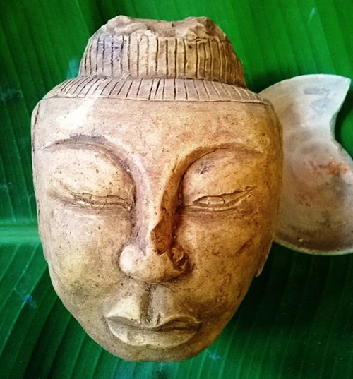 Phát hiện đầu tượng cổ nghi của danh tướng thời nhà Lý - ảnh 1