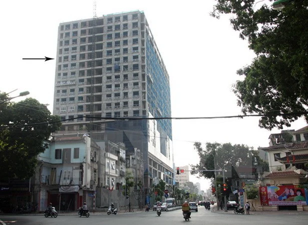 Chủ đầu tư nhà 8B Lê Trực đã có phương án phá dỡ ảnh 1 Chủ đầu tư nhà 8B Lê Trực đã có phương án phá dỡ ảnh 1