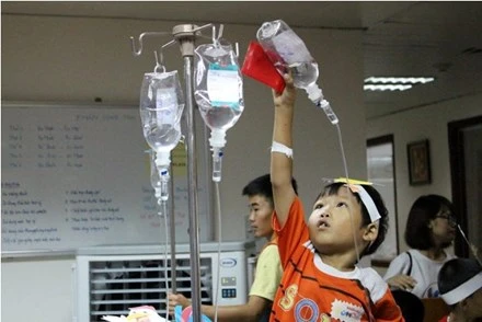 5 triệu người Việt mang gen di truyền bệnh Thalassemia ảnh 1 Trẻ Việt Nam mắc Thalassemia. Ảnh do Hội Thalassemia Việt Nam cung cấp.