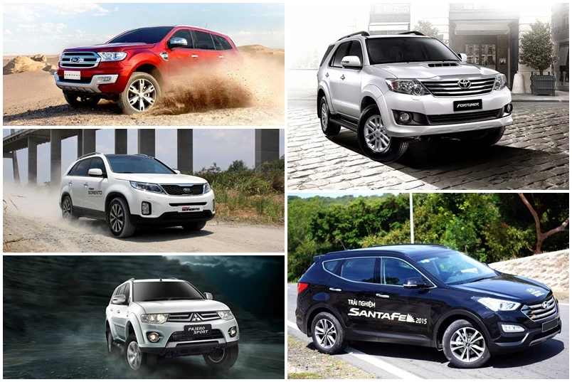 5 mẫu SUV 7 chỗ được người Việt ưa chuộng nhất năm 2015 ảnh 1 5 mẫu SUV 7 chỗ được người Việt ưa chuộng nhất năm 2015 ảnh 1