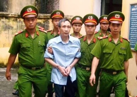 Bị cáo Hàn Đức Long tại phiên tòa