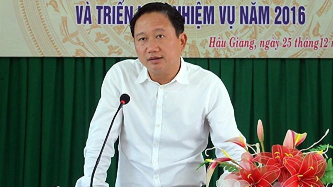 Ông Trịnh Xuân Thanh, nguyên phó chủ tịch tỉnh Hậu Giang - Ảnh: báo Hậu Giang Đã chuyển lệnh truy nã quốc tế Trịnh Xuân Thanh đến Interpol