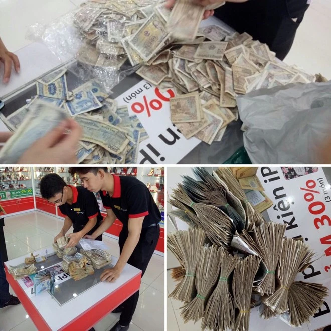 Mang gần 22 triệu tiền lẻ đi mua iPhone 7 chính hãng hình ảnh 1 Mang gan 22 trieu tien le di mua iPhone 7 chinh hang hinh anh 1