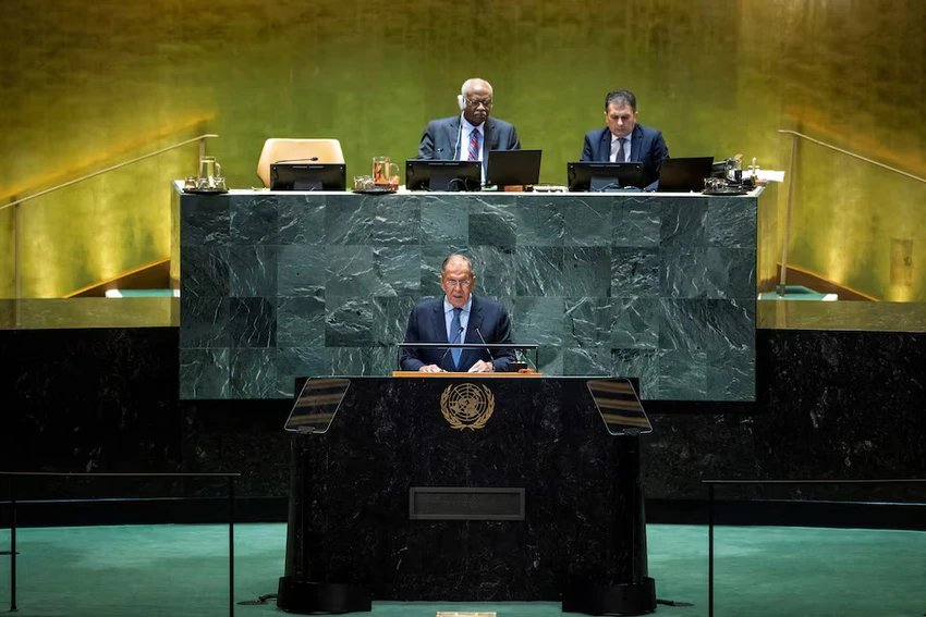 Ngoại trưởng Nga Sergey Lavrov phát biểu tại ĐHĐ LHQ.jpg