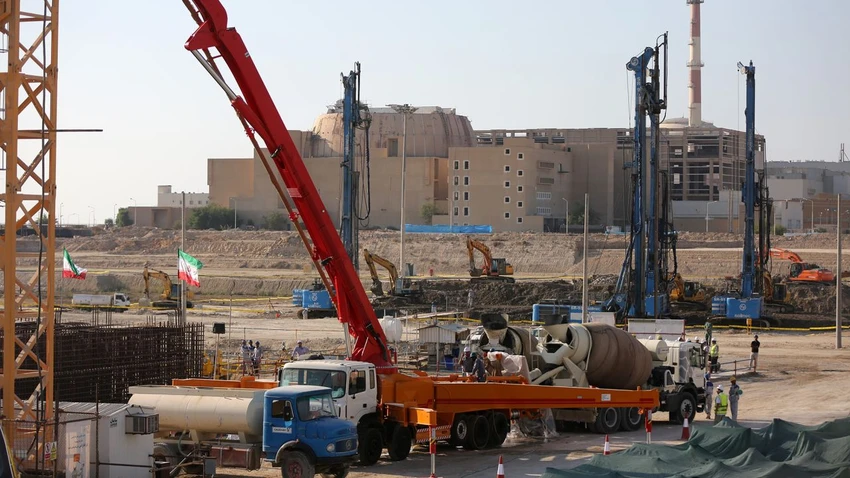 Israel được cho là đang xem xét tấn công trả đũa vào các cơ sở hạt nhân của Iran, sau khi Iran tấn công Israel. Ảnh minh hoạ - lễ khởi công nhà máy điện hạt nhân Bushehr, Iran, hồi năm 2019. Ảnh: ANADOLU