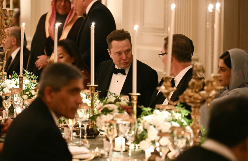 1911 Siêu sao Ronaldo, nhiều tỉ phú dự tiệc ông Trump đãi Thái tử Saudi Arabia ở Nhà Trắng_Musk.jpg