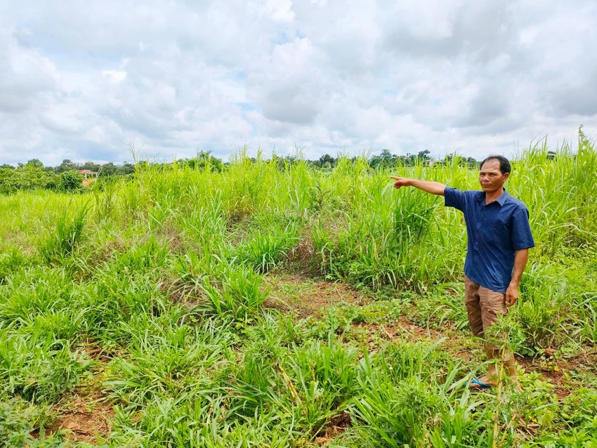Ông Rma Lan cho biết, ông đã vay 50 triệu đồng và đã trả lãi rất nhiều lần nhưng nợ còn hơn 120 triệu đồng nên phải gán hai lô đất trả nợ. Ông Rma Lan cho biết, ông đã vay 50 triệu đồng và đã trả lãi rất nhiều lần nhưng nợ còn hơn 120 triệu đồng nên phải gán hai lô đất trả nợ.