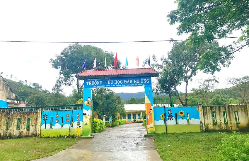 Trường Tiểu học Đắk Rơ Ông. Ảnh: YT. Trường Tiểu học Đắk Rơ Ông. Ảnh: YT.