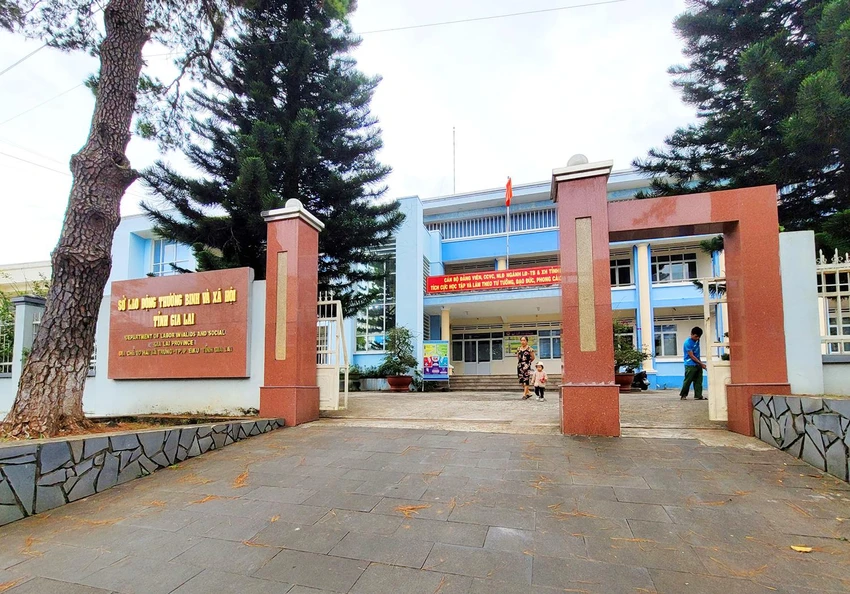 Trụ sở Sở Lao động, Thương binh và Xã hội tỉnh Gia Lai. Ảnh: LT Trụ sở Sở Lao động, Thương binh và Xã hội tỉnh Gia Lai. Ảnh: LT