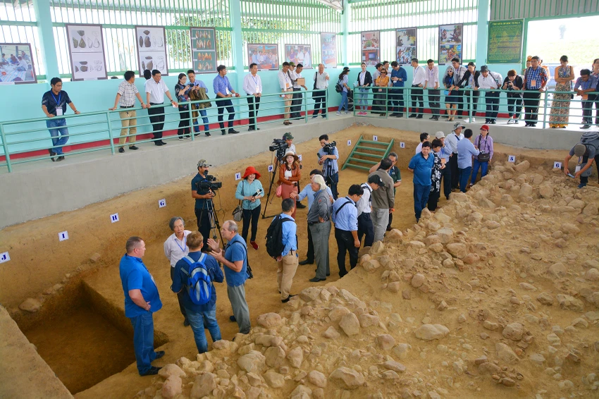 Di tích khảo cổ Rộc Tưng - Gò Đá được công nhận là di tích quốc gia đặc biệt. Ảnh: MN, Di tích khảo cổ Rộc Tưng - Gò Đá được công nhận là di tích quốc gia đặc biệt. Ảnh: MN,