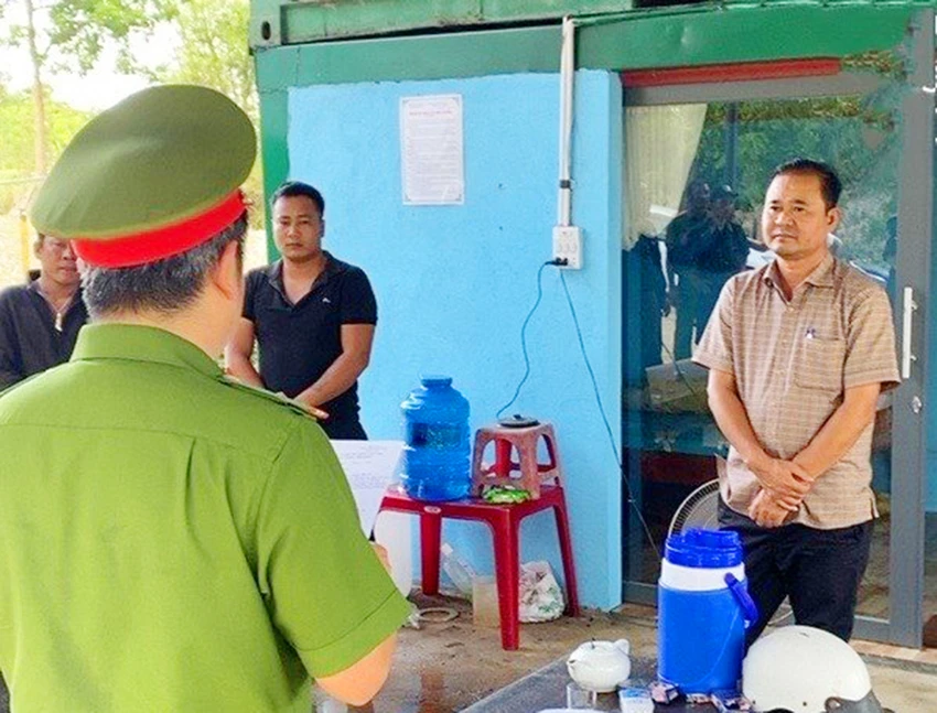 Công an Gia Lai khởi tố bị can phó giám đốc công ty khai thác cát