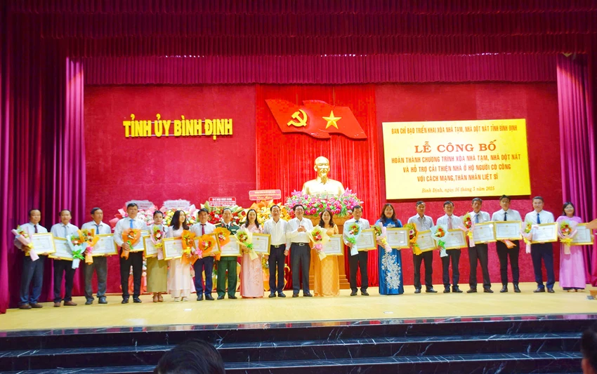 Tỉnh Bình Định thực hiện xóa nhà tạm về đích trước 7 tháng