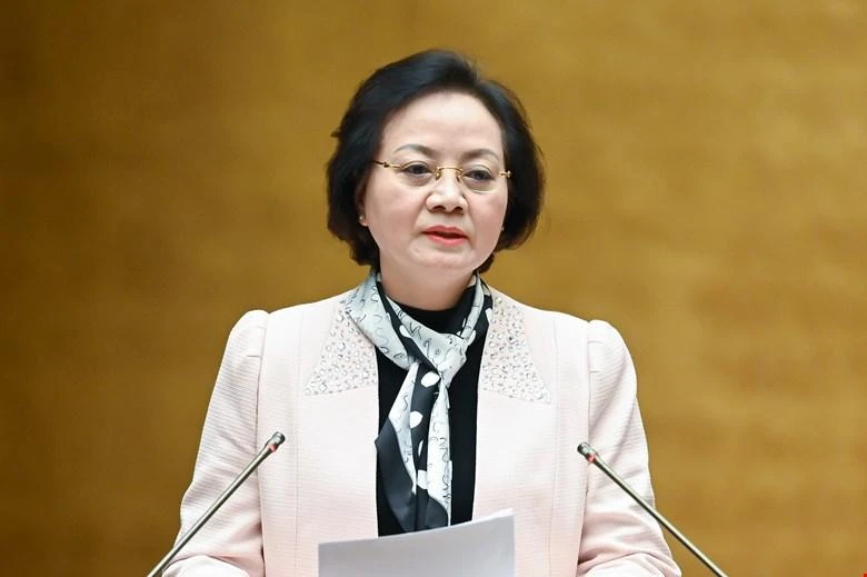 Bộ trưởng Bộ Nội vụ Phạm Thị Thanh Trà sẽ trả lời chất vấn trong lĩnh vực nội vụ. Ảnh Phạm Thắng Bộ trưởng Bộ Nội vụ Phạm Thị Thanh Trà sẽ trả lời chất vấn trong lĩnh vực nội vụ. Ảnh Phạm Thắng