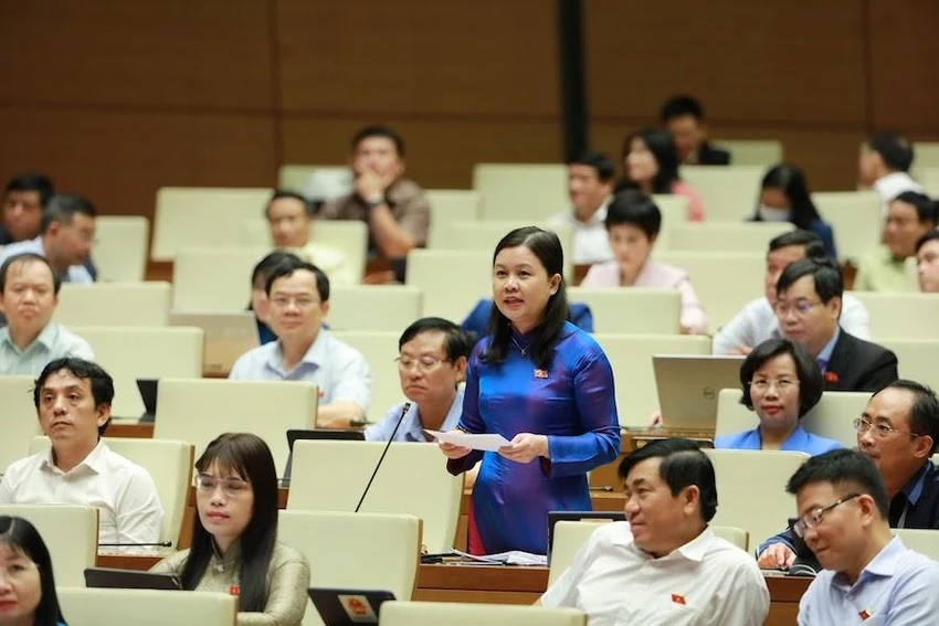 ĐB Nguyễn Phương Thuỷ (Hà Nội). Ảnh: HOÀNG HẢI ĐB Nguyễn Phương Thuỷ (Hà Nội). Ảnh: HOÀNG HẢI