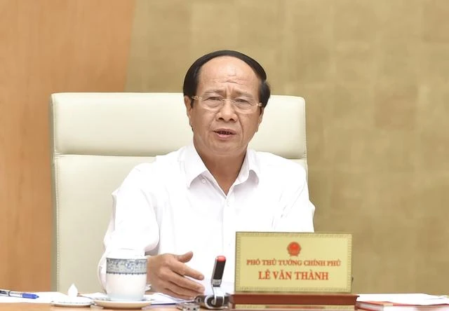 Phó Thủ tướng Lê Văn Thành. Ảnh: ĐỨC TUÂN Phó Thủ tướng Lê Văn Thành. Ảnh: ĐỨC TUÂN