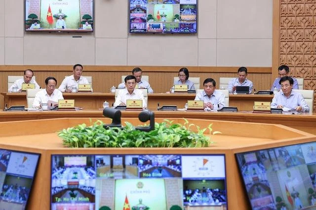 Thủ tướng Phạm Minh Chính chủ trì hội nghị Chính phủ với các địa phương. Ảnh: VGP Thủ tướng Phạm Minh Chính chủ trì hội nghị Chính phủ với các địa phương. Ảnh: VGP