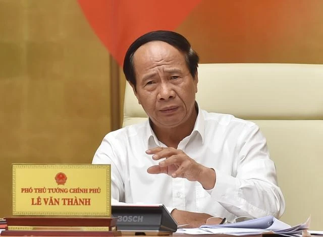 Phó Thủ tướng Lê Văn Thành. Ảnh: VGP Phó Thủ tướng Lê Văn Thành. Ảnh: VGP