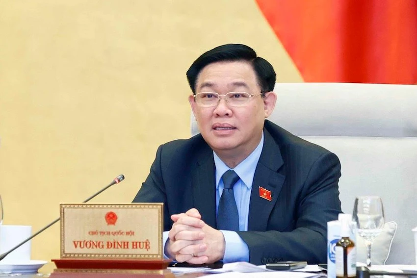 Chủ tịch Quốc hội Vương Đình Huệ. Ảnh: quochoi.vn