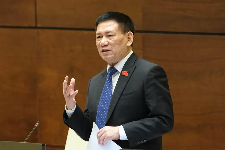 Bộ trưởng Bộ Tài chính Hồ Đức Phớc. Ảnh: quochoi.vn