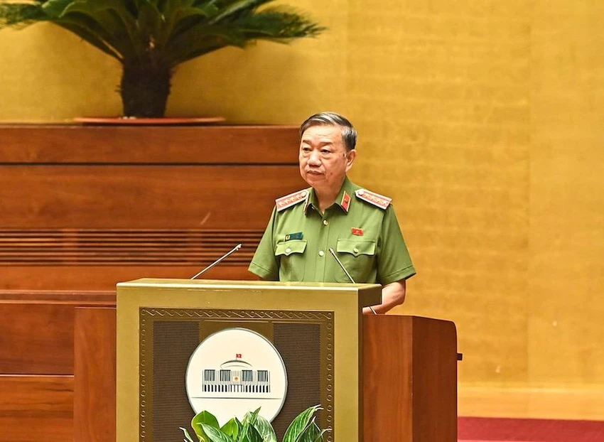Bộ trưởng Bộ Công an Tô Lâm. Ảnh: HOÀNG HẢI