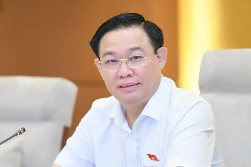 Chủ tịch Quốc hội Vương Đình Huệ. Ảnh: PHẠM THẮNG Chủ tịch Quốc hội Vương Đình Huệ. Ảnh: PHẠM THẮNG