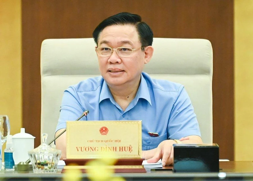 Chủ tịch Quốc hội Vương Đình Huệ. Ảnh: PHẠM THẮNG Chủ tịch Quốc hội Vương Đình Huệ. Ảnh: PHẠM THẮNG
