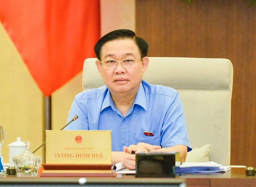 Chủ tịch Quốc hội Vương Đình Huệ. Ảnh: PHẠM THẮNG Chủ tịch Quốc hội Vương Đình Huệ. Ảnh: PHẠM THẮNG