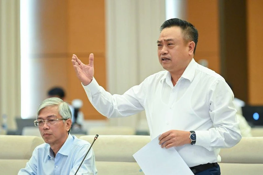 Chủ tịch UBND TP. Hà Nội Trần Sỹ Thanh. Ảnh: PHẠM THẮNG