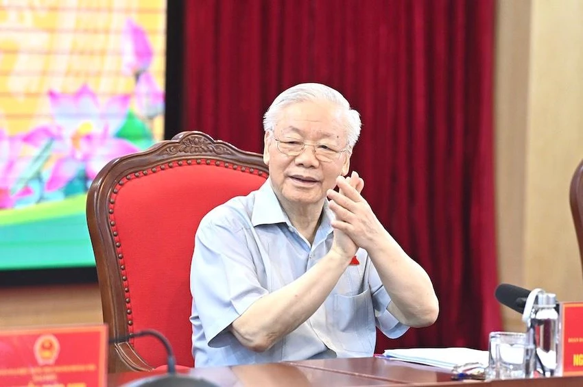 Tổng Bí thư Nguyễn Phú Trọng. Ảnh: ANH SƠN Tổng Bí thư Nguyễn Phú Trọng. Ảnh: ANH SƠN
