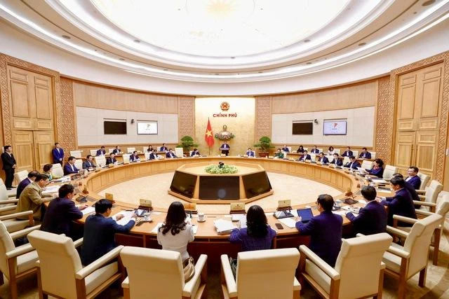 Thủ tướng Phạm Minh Chính chủ trì phiên họp Chính phủ thường kỳ tháng 11. Ảnh: NHẬT BẮC Thủ tướng Phạm Minh Chính chủ trì phiên họp Chính phủ thường kỳ tháng 11. Ảnh: NHẬT BẮC