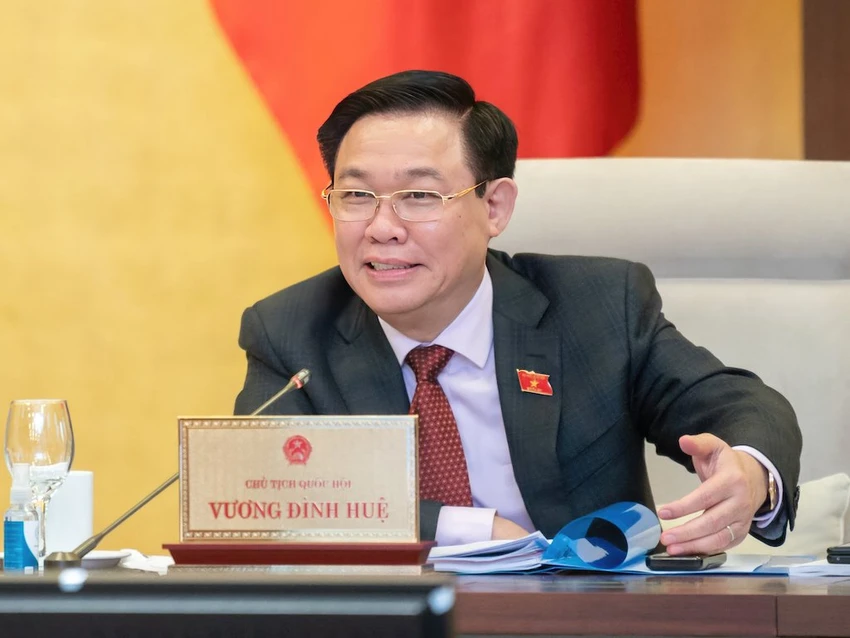 Chủ tịch Quốc hội Vương Đình Huệ. Ảnh: PHẠM THẮNG Chủ tịch Quốc hội Vương Đình Huệ. Ảnh: PHẠM THẮNG