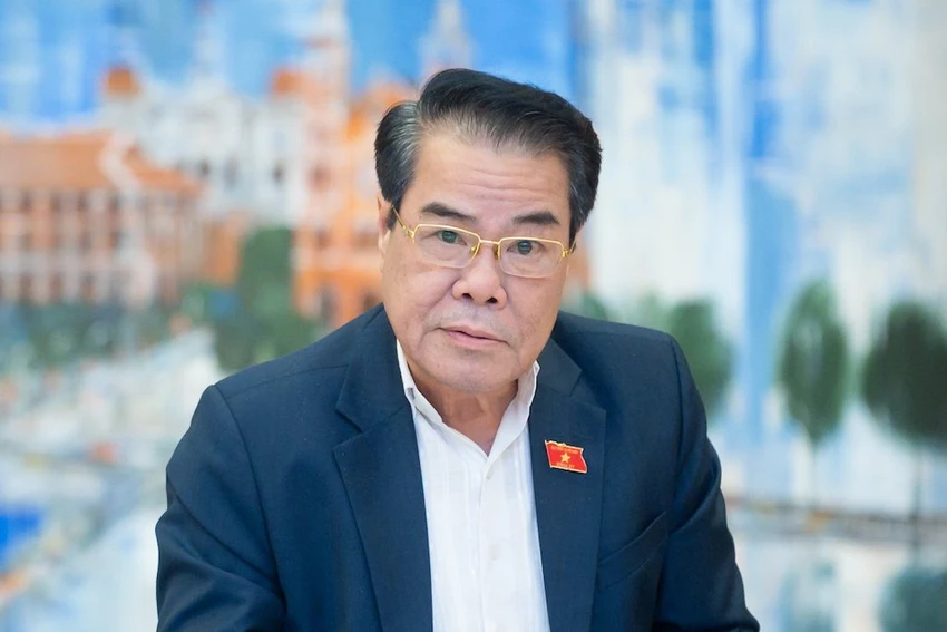 Trưởng ban Dân nguyện của Uỷ ban Thường vụ Quốc hội Dương Thanh Bình. Ảnh: PHẠM THẮNG Trưởng ban Dân nguyện Dương Thanh Bình