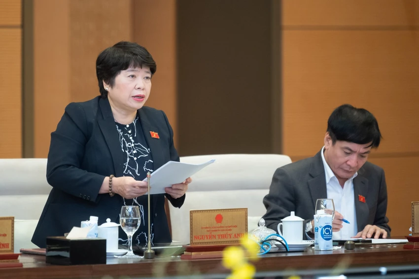 Chủ nhiệm Uỷ ban Xã hội Nguyễn Thúy Anh. Ảnh: PHẠM THẮNG Chủ nhiệm Uỷ ban Xã hội Nguyễn Thúy Anh. Ảnh: PHẠM THẮNG