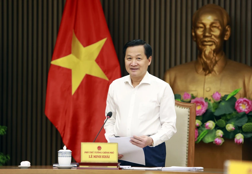 Phó Thủ tướng Lê Minh Khái. Ảnh: VGP Phó Thủ tướng Lê Minh Khái. Ảnh: VGP