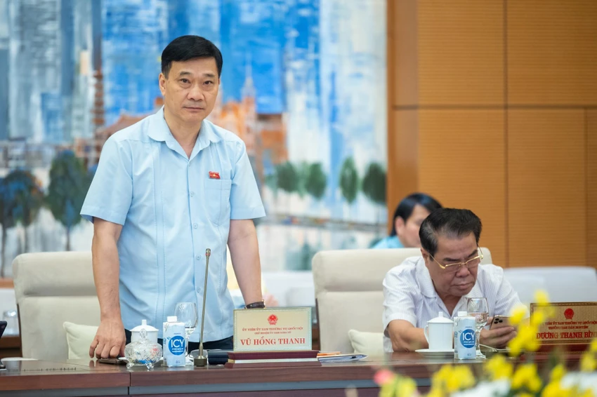 Chủ nhiệm Ủy ban Kinh tế Vũ Hồng Thanh. Ảnh: PHẠM THẮNG