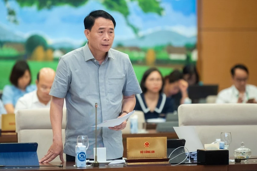 Thứ trưởng Bộ Công an Lê Quốc Hùng. Ảnh: PHẠM THẮNG Thứ trưởng Bộ Công an Lê Quốc Hùng. Ảnh: PHẠM THẮNG