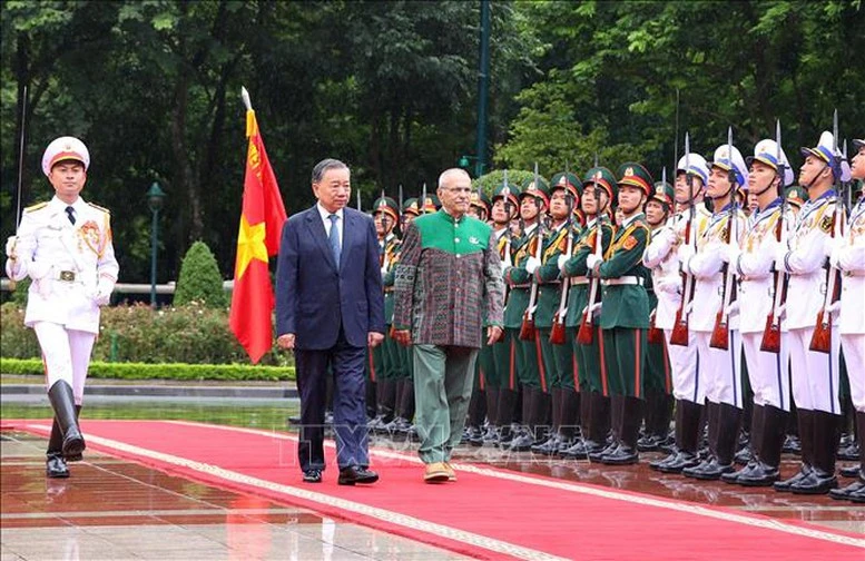Chủ tịch nước Tô Lâm chủ trì lễ đón Tổng thống Timor-Leste thăm Việt Nam