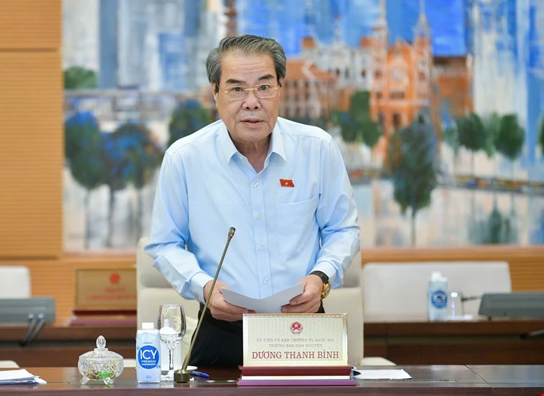 Trưởng Ban Dân nguyện Dương Thanh Bình. Ảnh: PHẠM THẮNG