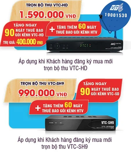 Hào hứng mua đầu thu VTC trong dịp “Cơn lốc khuyến mãi” kỷ niệm Ngày Quốc khánh 2-9 ảnh 3 Hào hứng mua đầu thu VTC trong dịp “Cơn lốc khuyến mãi” kỷ niệm Ngày Quốc khánh 2-9 ảnh 3