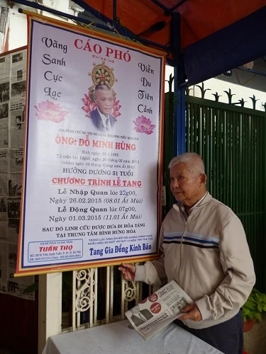 Tiễn biệt nhà báo Đỗ Minh Hùng ảnh 3 Tiễn biệt nhà báo Đỗ Minh Hùng ảnh 3