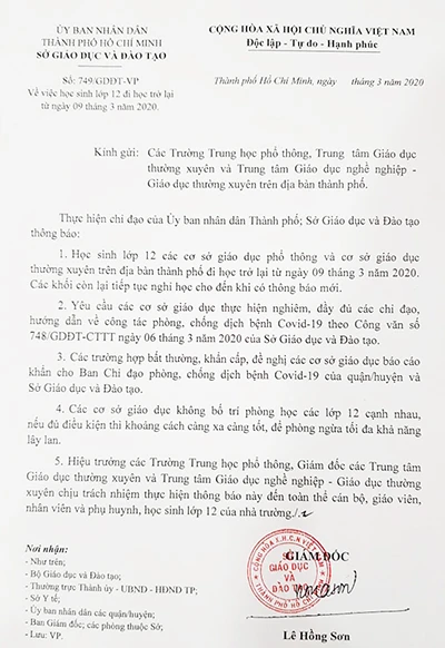 Đi học lại: Nên diễn tập phòng ngừa COVID-19 trước ảnh 3 Đi học lại: Nên diễn tập phòng ngừa COVID-19 trước ảnh 3