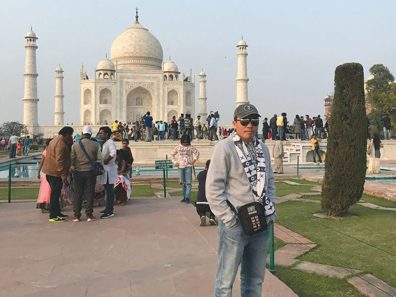 Đền Taj Mahal - một biểu tượng của tình yêu, và cũng là biểu tượng của ngành du lịch Ấn Độ.
